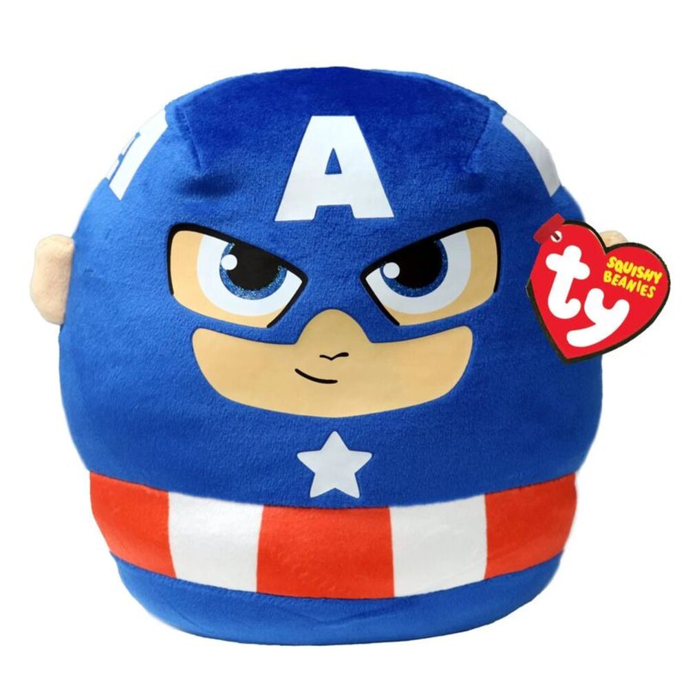 Captain America Childrens/Kids Plush Toy / Blue/Red